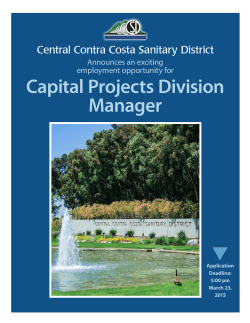 Capital Projects Division Manager