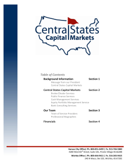 Company Book - Central States Capital Markets