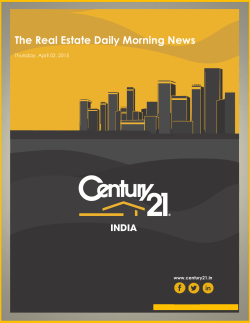 The Real Estate Daily Morning News 02042015