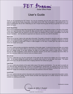 FET Dream User`s Guide