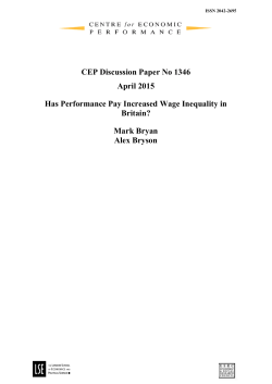 size of union wage premium - CEP
