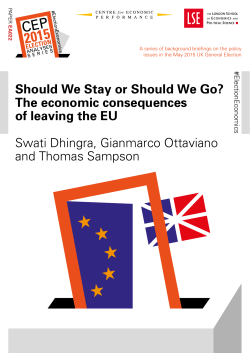 Should We Stay or Should We Go? The economic