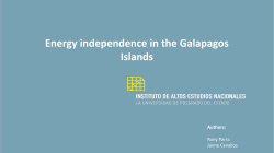 The Galapagos energy system