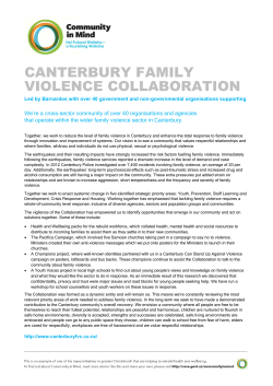 Canterbury Family Violence Collaboration