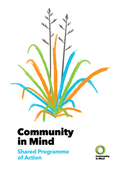 Community in Mind - Shared programme of action May 2015