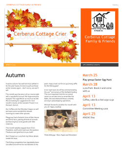 Autumn Cerberus Cottage Crier