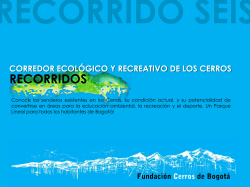 recorrido 6 - Fundacion Cerros de Bogota
