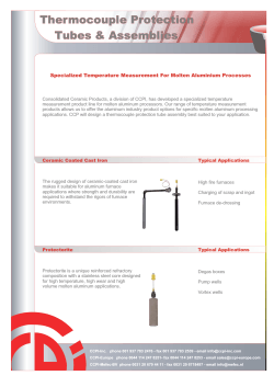 Thermocouple Protection Tubes & Assemblies