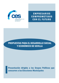 Propuesta para el Desarrollo Social y EconÃ³mico de Sevilla