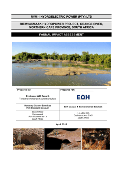 Fauna Report - Coastal and Environmental Services