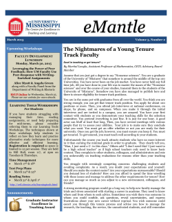 eMantle - Center for Excellence in Teaching and Learning