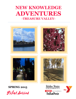 NKA Treasure Valley - Spring 2015 PDF Catalog