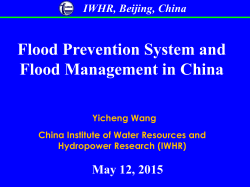 7 - Flood Prevention System and Flood Management in China