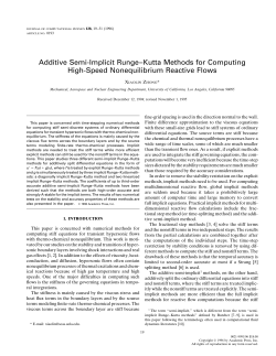 Additive Semi-Implicit Runge-Kutta Methods for