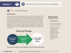 Envisioning Your Clients Financial Capability