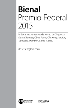 Premio Federal MÃºsica - Consejo Federal de Inversiones