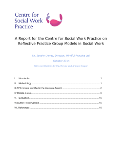 the paper in full - Centre for Social Work Practice