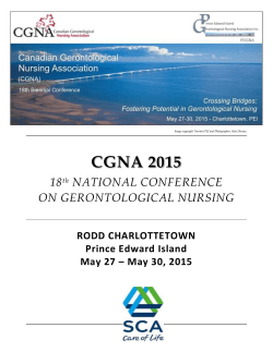 CGNA 2015 - Conference Home Page