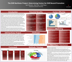 The EHR North Star Project - Claremont Graduate University