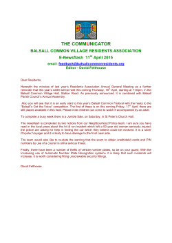 Balsall Residents Assoc newsletter â 11th April 2015[1]