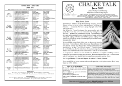 this month`s services - Chalke Valley Church