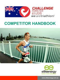 The 2015 Competitor Information Book