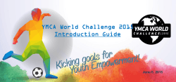 YMCA World Challenge 2015 Introduction Guide