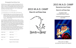 M.A.D. Camp Registration Form - Chamblee First â United
