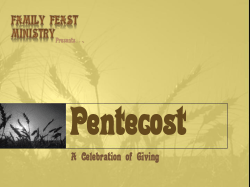 pentecost slides - Champion Builders Center