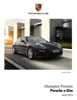 April 2015 - Champion Porsche