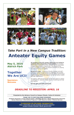 Anteater Equity Games