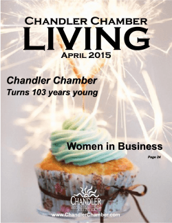 neW memBers - Chandler Chamber of Commerce
