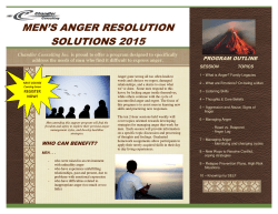 men`s anger resolution solutions 2015