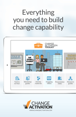 Everything you need to build change capability