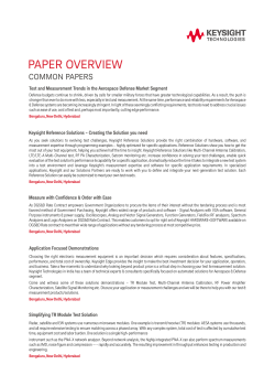PAPER OVERVIEW