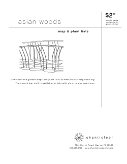 Asian Woods Plant List