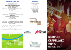 your Chapel Jazz 2015 Program in PDF here!