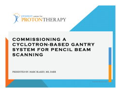 commissioning a cyclotron-based gantry system for