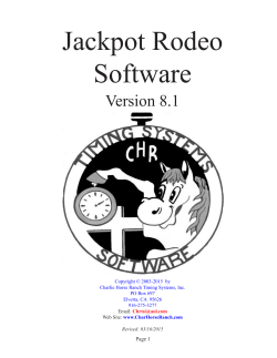 Jackpot Rodeo Software