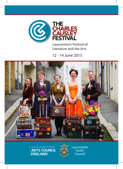 12 - 14 June 2015 - The Charles Causley Festival 2015
