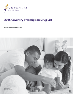 2015 Coventry Prescription Drug List