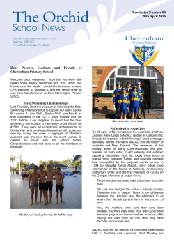 Newsletter Number 09 - Cheltenham Primary School