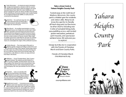 Yahara Heights Park brochure