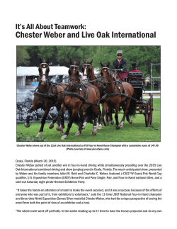 Chester Weber and Live Oak International