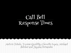 Call Bell Response Times