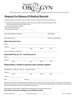 Medical Release Form.indd