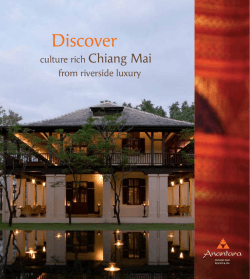 Factsheet - Anantara Chiang Mai