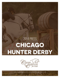 2014 Chicago Hunter Derby - Chicago Equestrians For A Cause