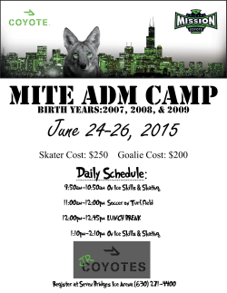 Chicago Mission Mite ADM Camp