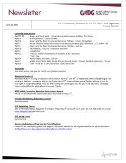 april 13 - Chief Dan George Middle